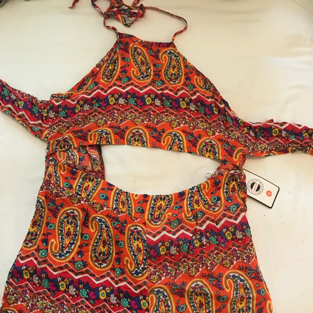Colorful Romper size Medium